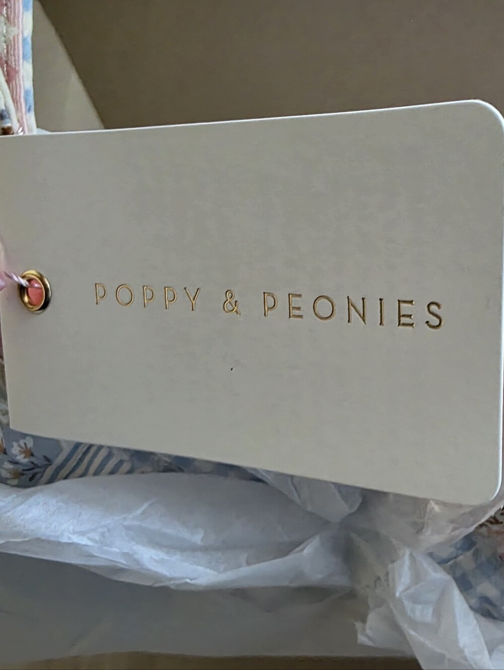 "Poppy & Peonies" Pink Patchwork Tote Spring Collection